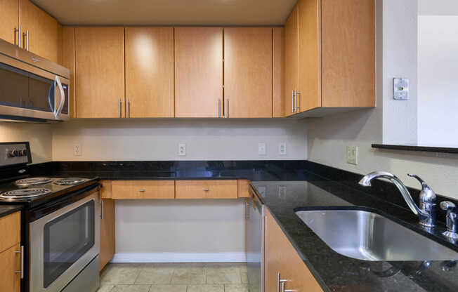 Kitchen with Stainless Steel Appliances