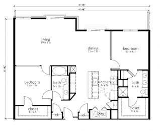 2 beds, 2 baths, 1,389 sqft, $2,157