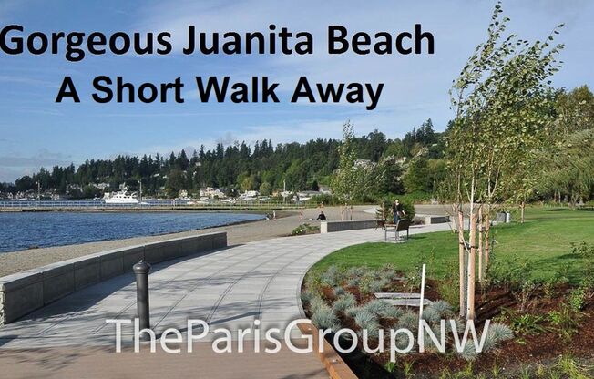 Gorgeous Kirkland TH – Walk To Juanita Beach, Shops & Dining