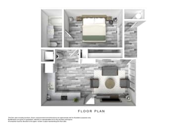 1 bed, 1 bath, 530 sqft, $1,675