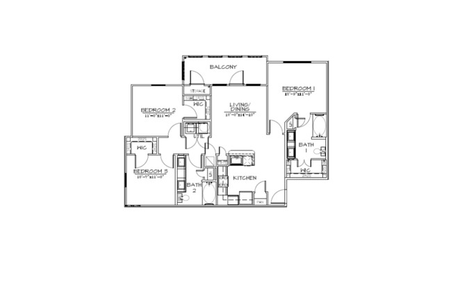 3 beds, 2 baths, 1,162 sqft, $1,850