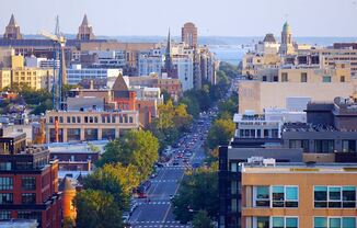 Aerial Exterior View at Fairmont Apartments, Washington