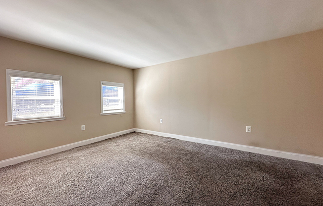 Spacious Carpeted Bedroom