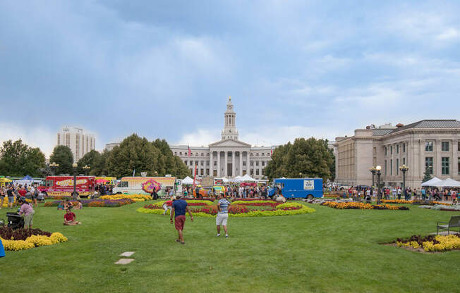 Year-Round Community Events at Nearby Parks around 1000 Speer by Windsor, Denver, CO