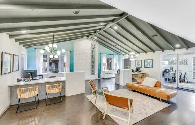 Leasing Office at Canvas, Austin, Texas