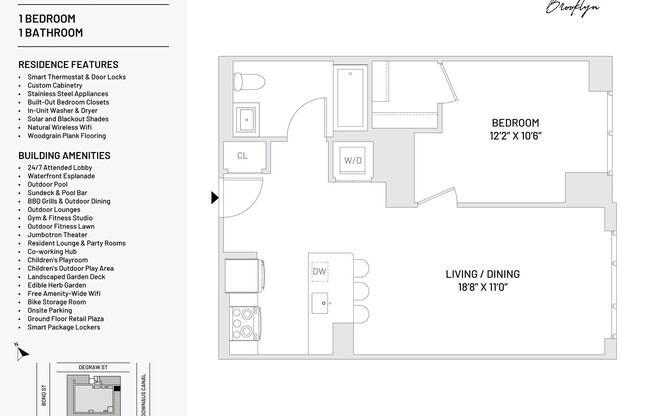 1 bed, 1 bath, 676 sqft, $4,460, Unit 207