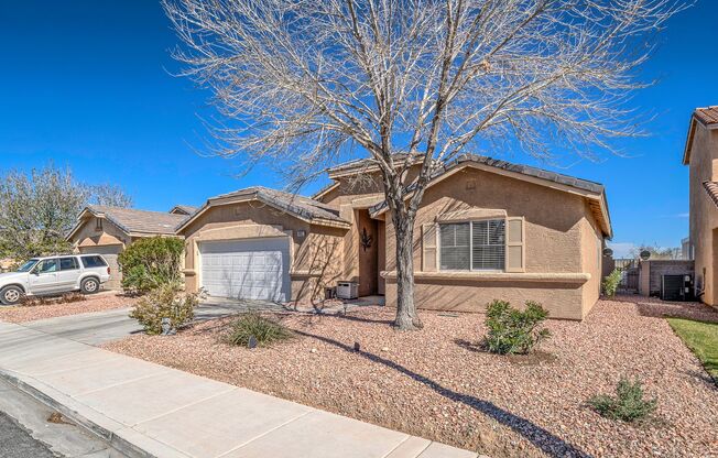 Beautiful single-story open-concept partially furnished home with a sparkling pool and no rear neighbors!