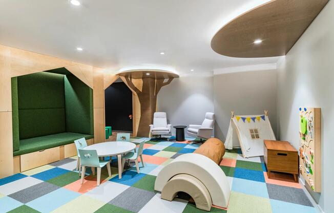 A fun-filled indoor play space designed for endless youth adventures and creativity.