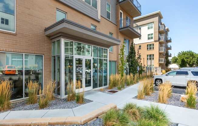 Entrance to Arcadia Leasing Office