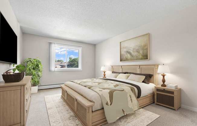 Bedroom at Cedars Lakeside, Little Canada 55117