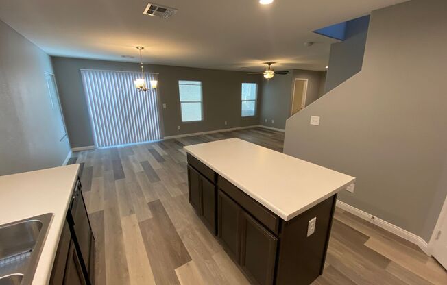 Affordable 3 bedroom with new flooring and paint.