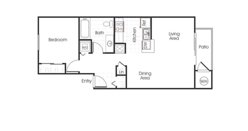 1 bed, 1 bath, 681 sqft, $1,792