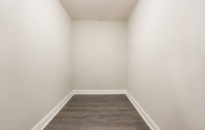 Model 2 Closet at Capital Grand Apartments in Tallahassee, FL