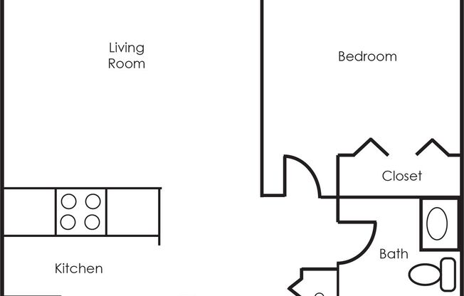1 bed, 1 bath, 440 sqft, $849, Unit 1314-103
