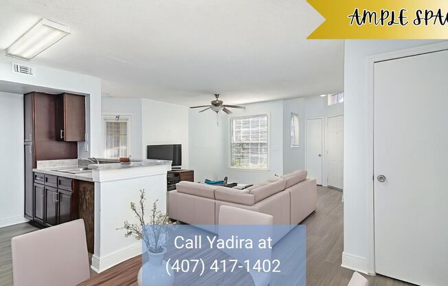 Beautiful 1st floor Condo with 1 bed and 1 bath in the heart of Kissimmee
