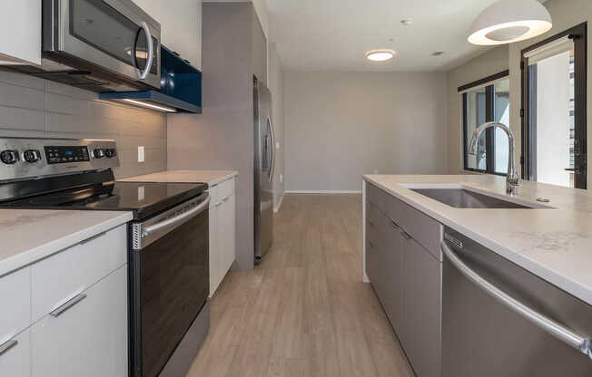 Kitchen with Stainless Steel Appliances