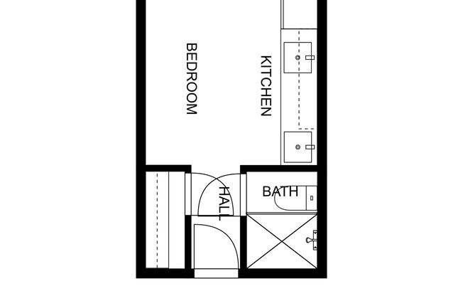 Studio, 1 bath, 150 sqft, $1,550, Unit 843 - 08