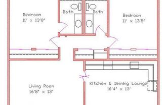 2 beds, 2 baths, 1,020 sqft, $2,788, Unit 162