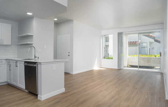 Living Room with Hard Surface Flooring