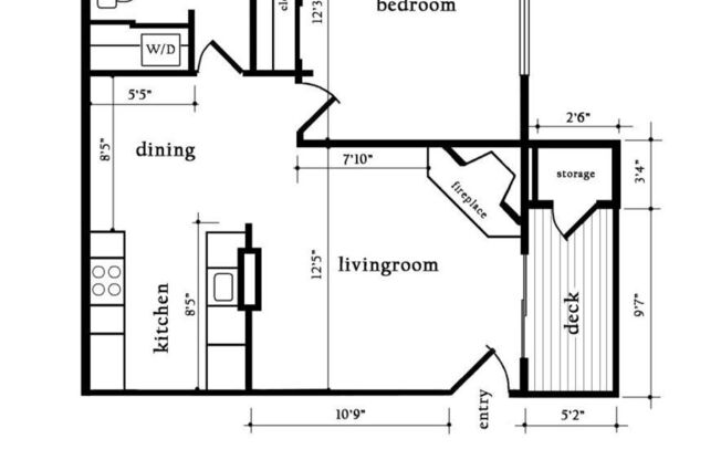 1 bed, 1 bath, 644 sqft, $1,635