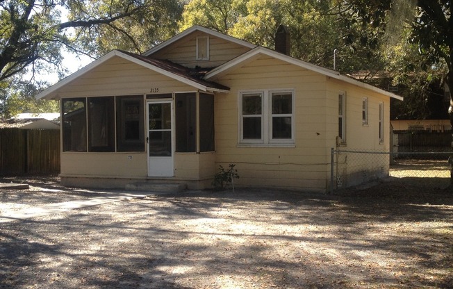 Huge 3BR/1BA Home With Large Yard, Covered Porch, Shed For Storage.