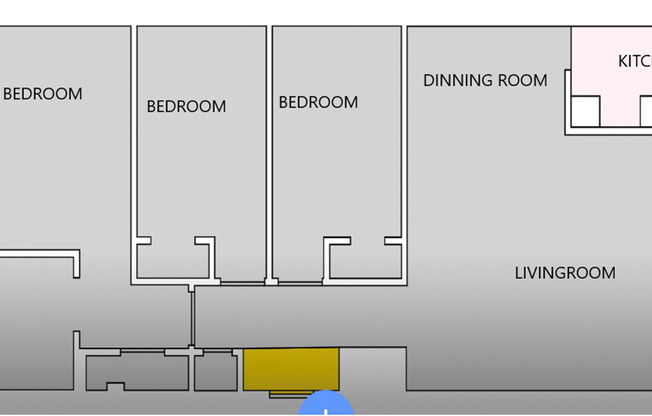 3 beds, 2 baths, 1,115 sqft, $1,295, Unit 305 S 16th St. - Unit 504