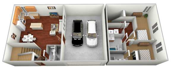 2 beds, 2.5 baths, 1,190 sqft, $1,970