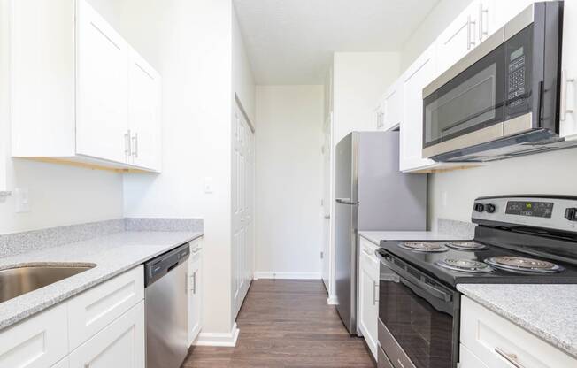 Efficient Appliances In Kitchen at Steeplechase at Shiloh Crossing, Avon, IN