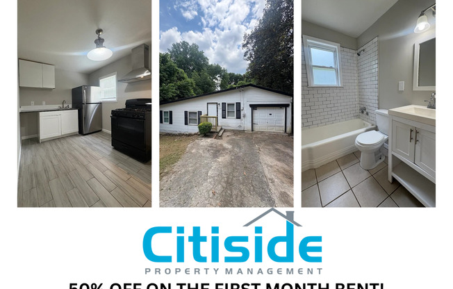 3 Bed 2 Bath in Atlanta!  ***Get 50% Off Your First Month!****