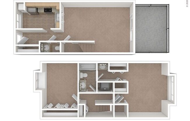 2 beds, 1.5 baths, 1,184 sqft, $2,600