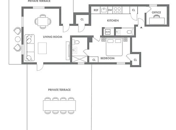 2 beds, 1.5 baths, $7,495, Unit PHAB