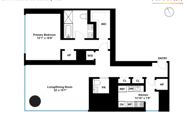 1 bed, 1.5 baths, 1,508 sqft, $20,000, Unit 49D