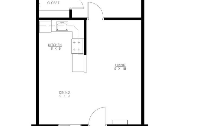 1 bed, 1 bath, $2,095, Unit 11