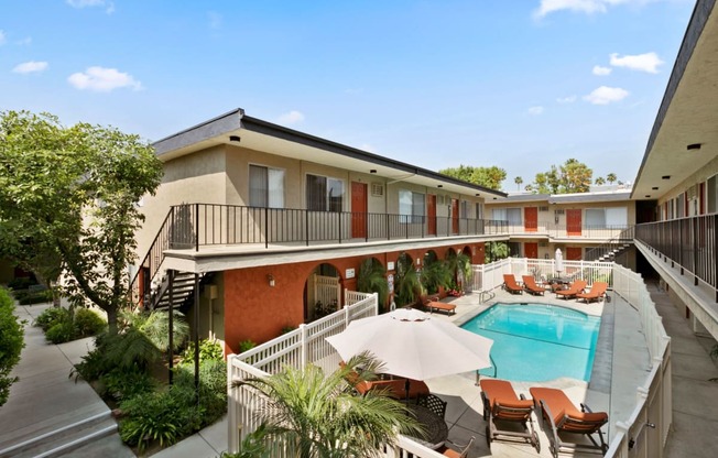 Apartments in Sherman Oaks, CA view of pool