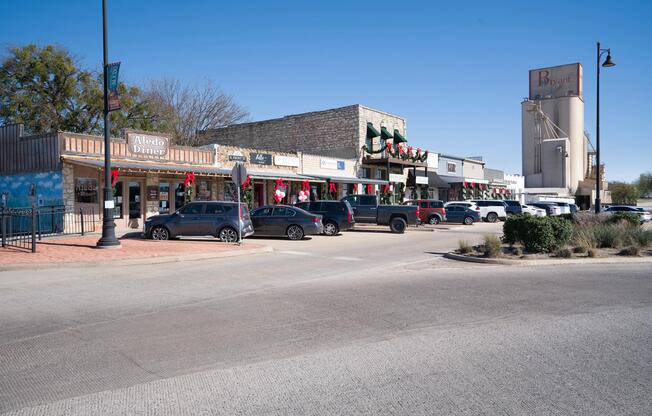 Local shops and dining line historic downtown Aledo, just a short drive from Modera Walsh Heights, bringing small-town charm close to home.