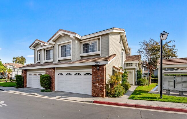 Two Story End Unit Townhome with Two Car Garage