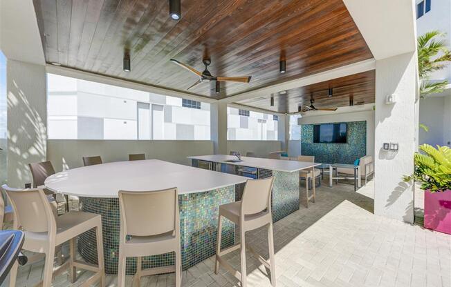 Outdoor Lounge at Altis Little Havana, Florida