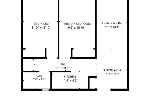 2 beds, 1 bath, 850 sqft, $1,295, Unit 09C