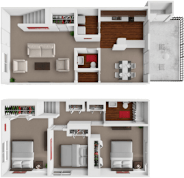3 beds, 1.5 baths, 1,380 sqft, $1,600