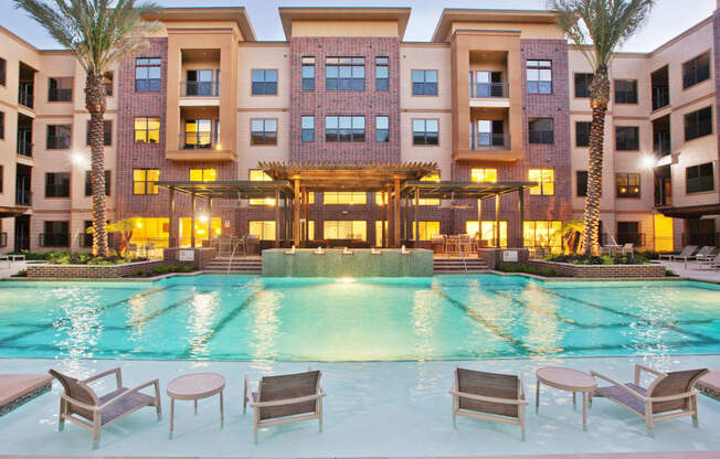 resort style pool in houston texas apartments 