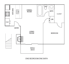 1 bed, 1 bath, 665 sqft, $1,079