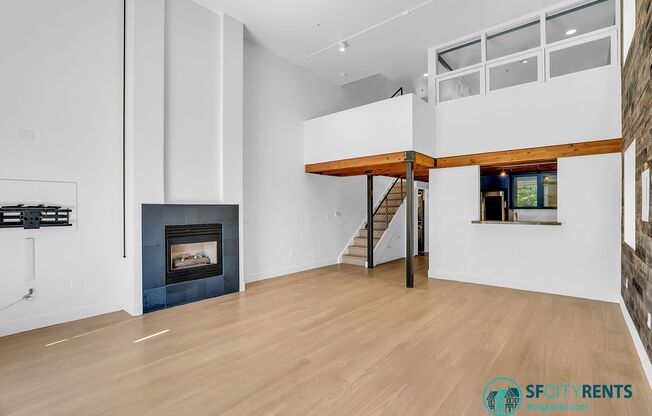 Mission District: Top-Floor Tri-Level Designer Loft with 2 Private Patios & 2 Car Parking