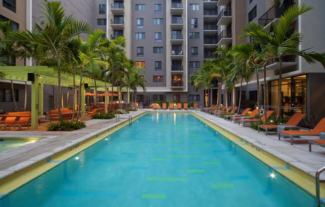 Glimmering Pool at Berkshire Coral Gables, Florida, 33146