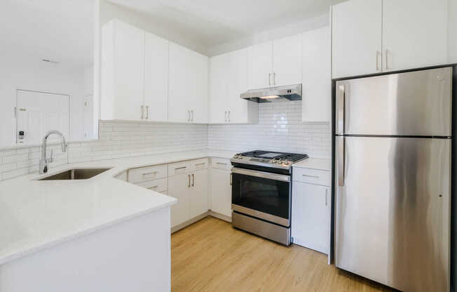 Kitchen with Stainless Steel Appliances