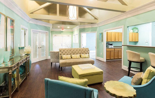 Lobby at Sumter Square Apartments