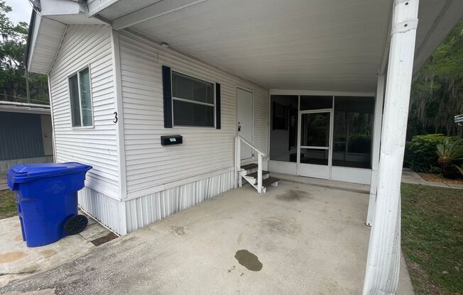 Tavares Waterfront 1 Bed 1 Bath Mobile Home