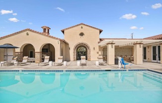 pool area at the villas at falling waters in west omaha at Rancho Belago, Moreno Valley