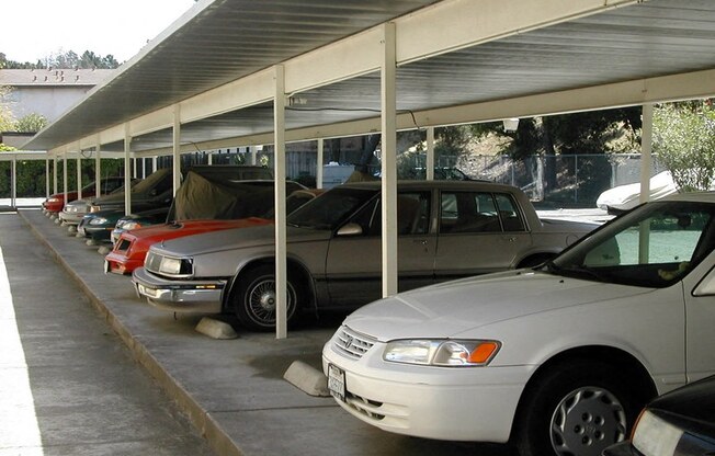 Photo of cars in carport