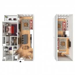 1 bed, 1 bath, 910 sqft, $4,340