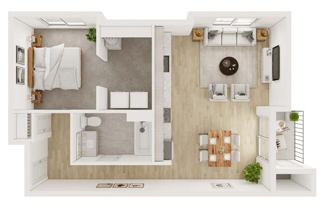 1 bed, 1 bath, 758 sqft, $1,665, Unit B108
